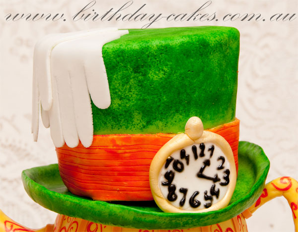 mad hatter birthday cake