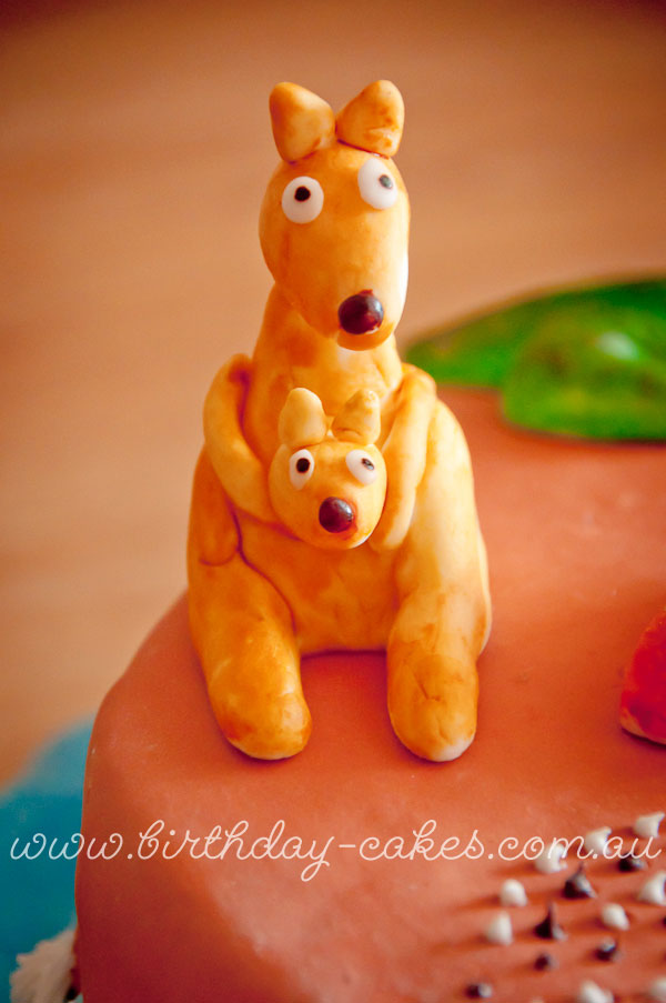 kangaroo cake decorations