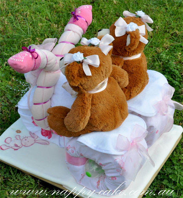 tricycle nappy cake