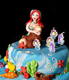 Mermaid Birthday Cake for Girls