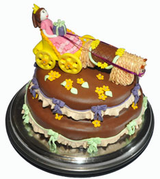 Princess Carriage Birthday Cake