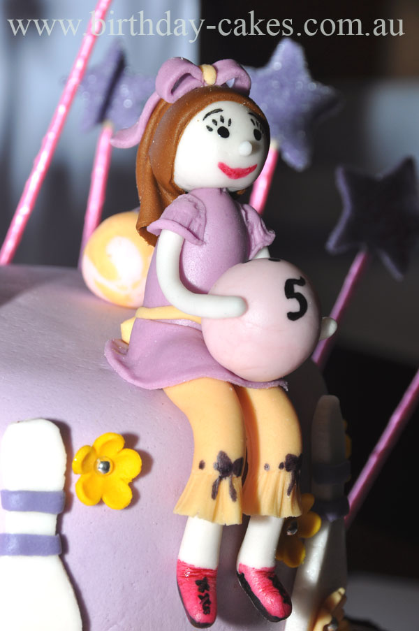 fondant girl figure