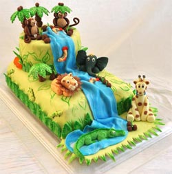 Jungle Cake for Kids
