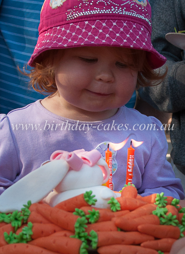 rabbit birthday cake