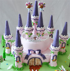 Princess Castle Cake