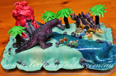 Dinosaur Birthday Cake