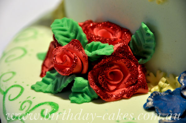 fondant roses