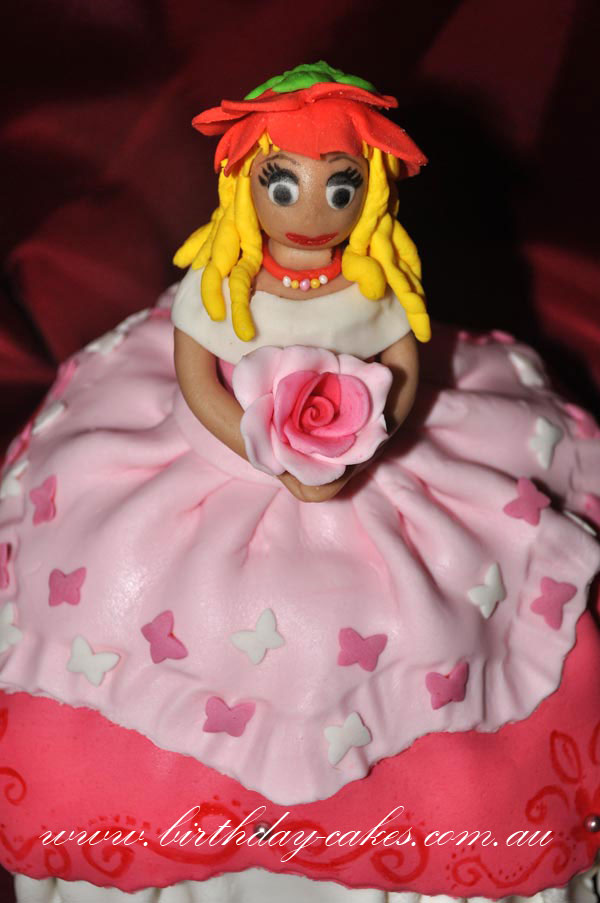 fondant princess decoration