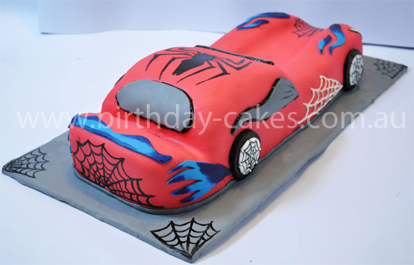spider car cake