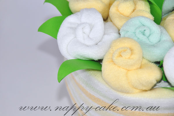 washcloth flowers roses